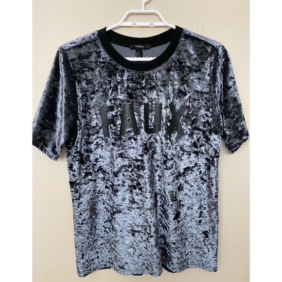 Crushed Velvet Top - Picture 1 of 2